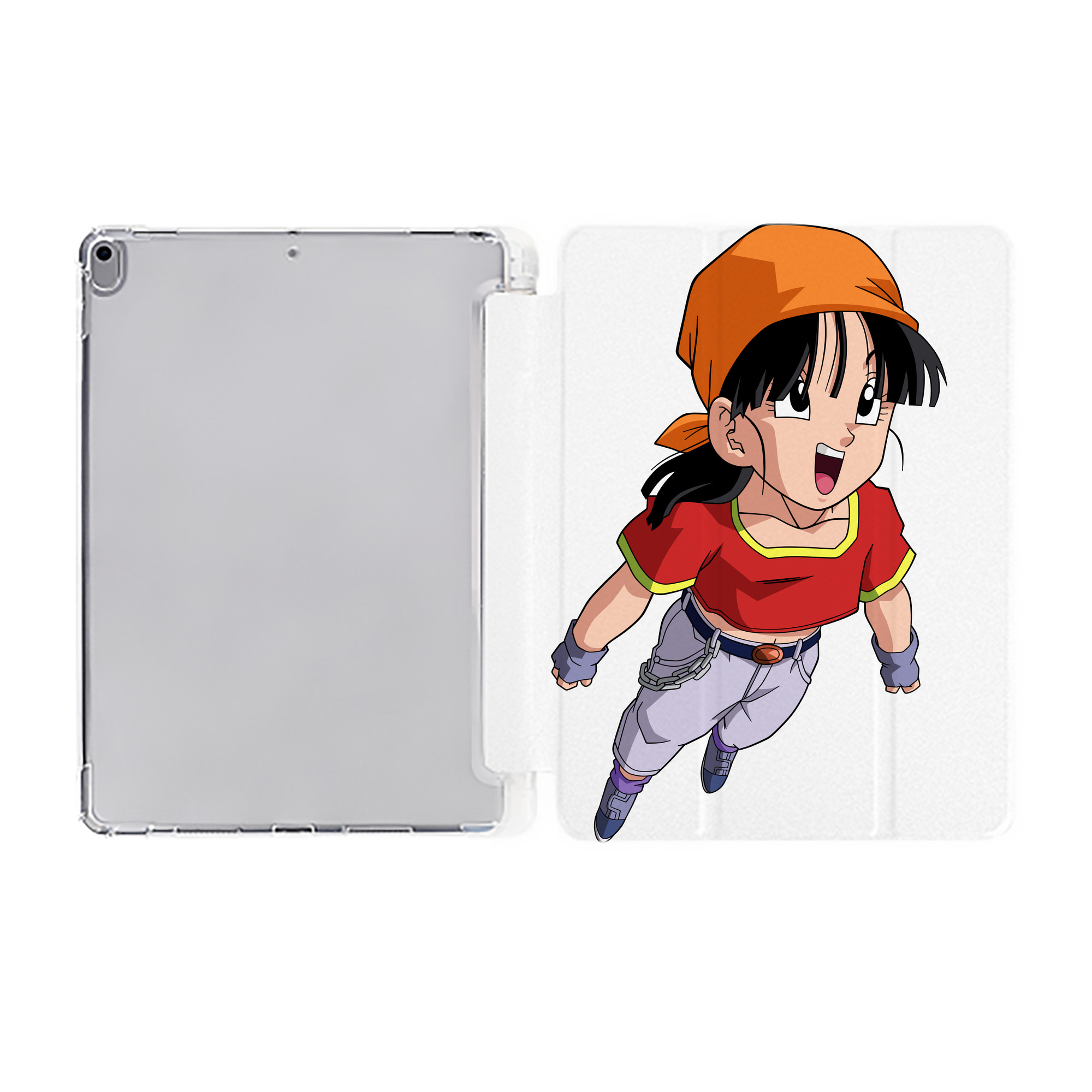 （画像用） ドラゴンボール パン DRAGON BALL Pan IPad ケース ペン収納付き 三つ折りスタンド PUレザー×シリコン 対応機種9.5/10.5/10.9インチ